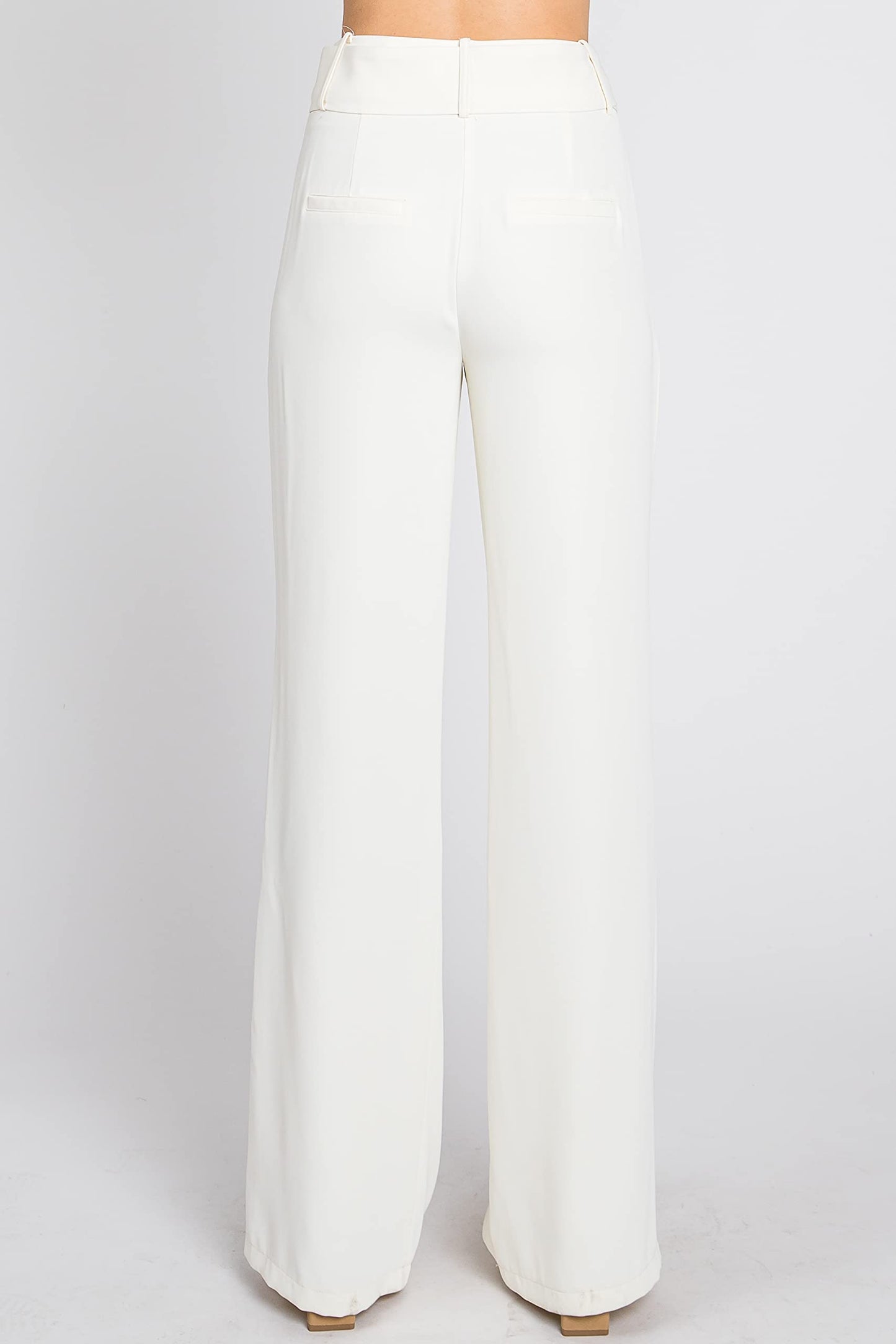 Straight Leg Belted Trouser